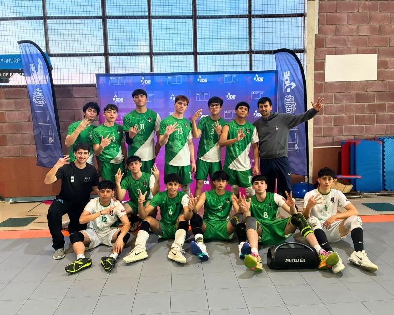 Colegio Salesiano de Concepción alcanza el tercer lugar regional en Voleibol Sub-17