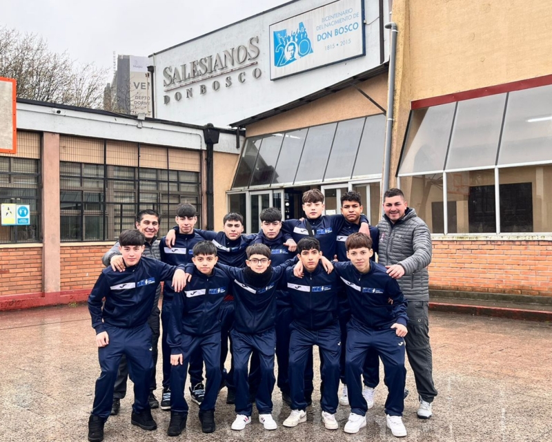Colegio Salesiano de Concepción recibe la visita de los atletas de Futsal del Instituto Don Bosco de Punta Arenas