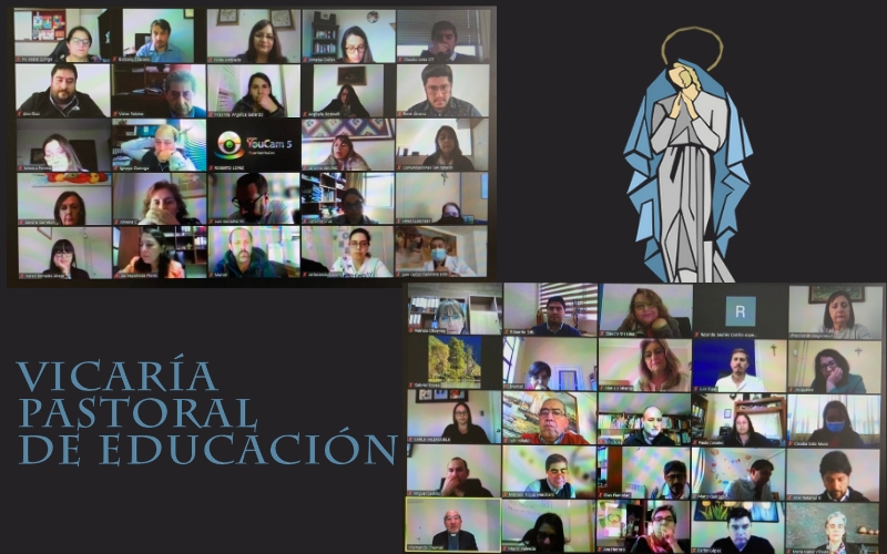 Vicaría de Educación congregó a los Colegios de Iglesias de Concepción en un encuentro Online
