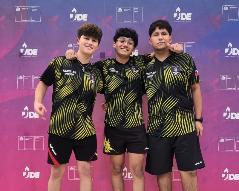 Estudiantes del Colegio Salesiano de Concepción destacan en la Final Regional de Tenis de Mesa de los Juegos Deportivos Escolares