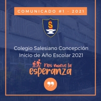 Comunicado #1 - Inicio de Año Escolar 2021