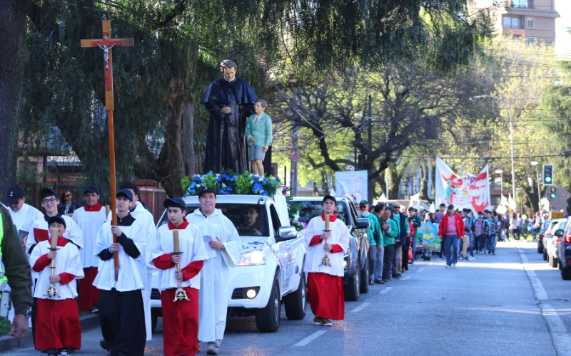 San Juan Bosco recorrió las calles de Concepción