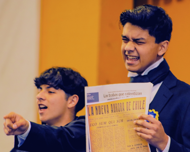 Teatro Salesiano revive la Historia de Chile en el Gimnasio Don Bosco